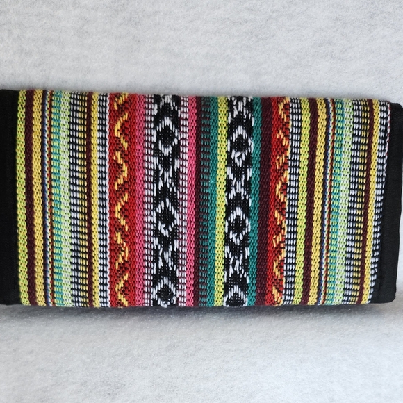 Wallet  Earthbound Trading Co clutch handmade in Nepal New, Cotton handc… - Picture 2 of 6